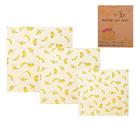 FDA and LFGB Certificate Eco-friendly Reusable GOTS Organic Cotton and Beeswax Food Wraps