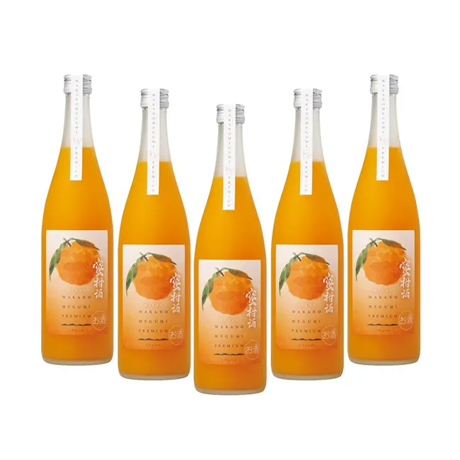 WAKANOMEGUMI PREMIUM MIKAN SAKE"tangerine"Sweetness and acidity stock drinks label beverage concentrate