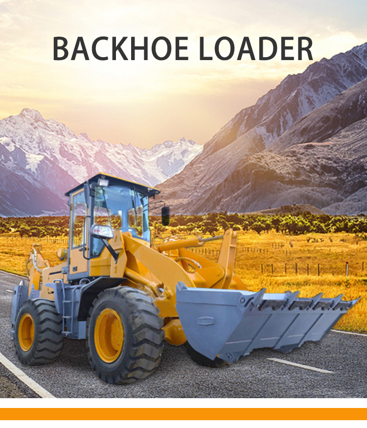 China Shanding JDY30W mini tractor backhoe loader tractor with front end loader and backhoe