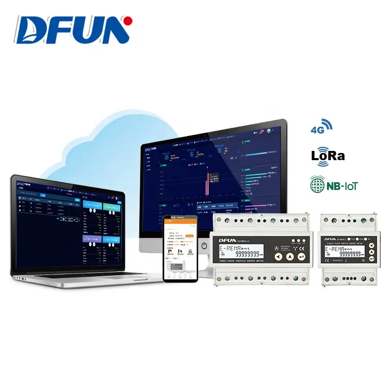 DFUN Smart PM2100 Cloud Prepaid System For Prepaid Electric Meter