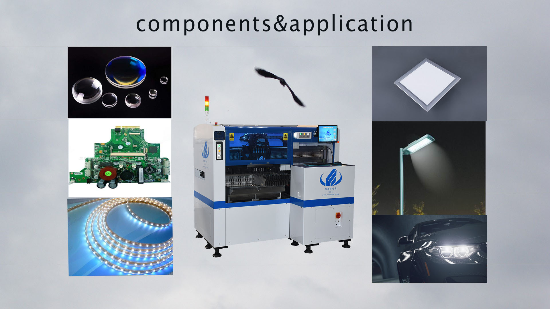 Automatic pick and place machine, 2 sets of imported cameras with high precision and good stability, 380AC, 50HZ, supplied by Turkey, india