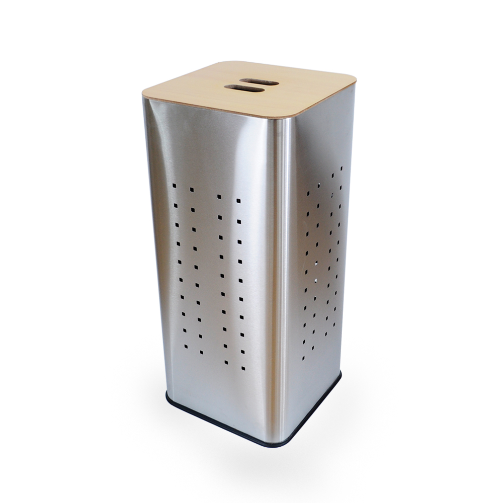 Kitchen Square Trash Can Trash Bin with Lid Soft Close Multi Sizes Bathroom Stainless Steel Customized Logo All-season Accepted