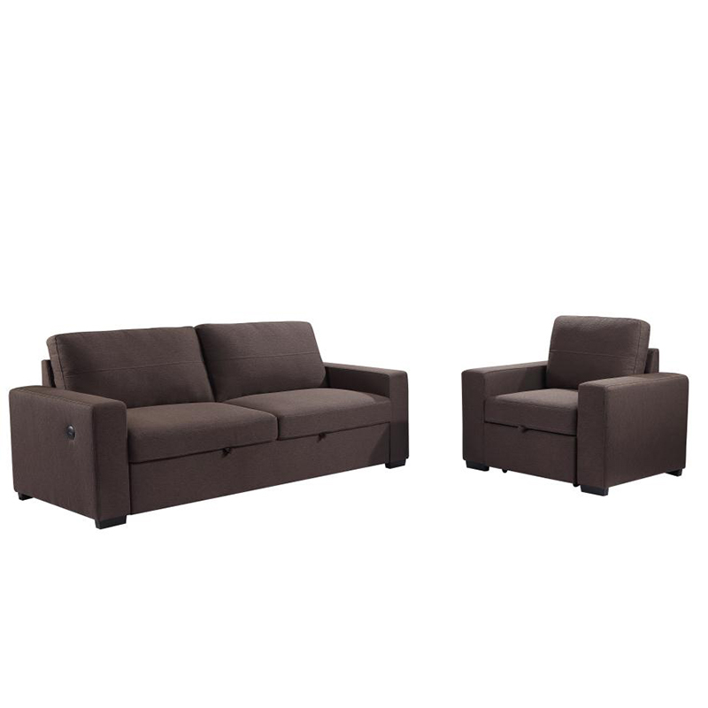 High quality modern living room home theatre  pull out bed  single chair sofa