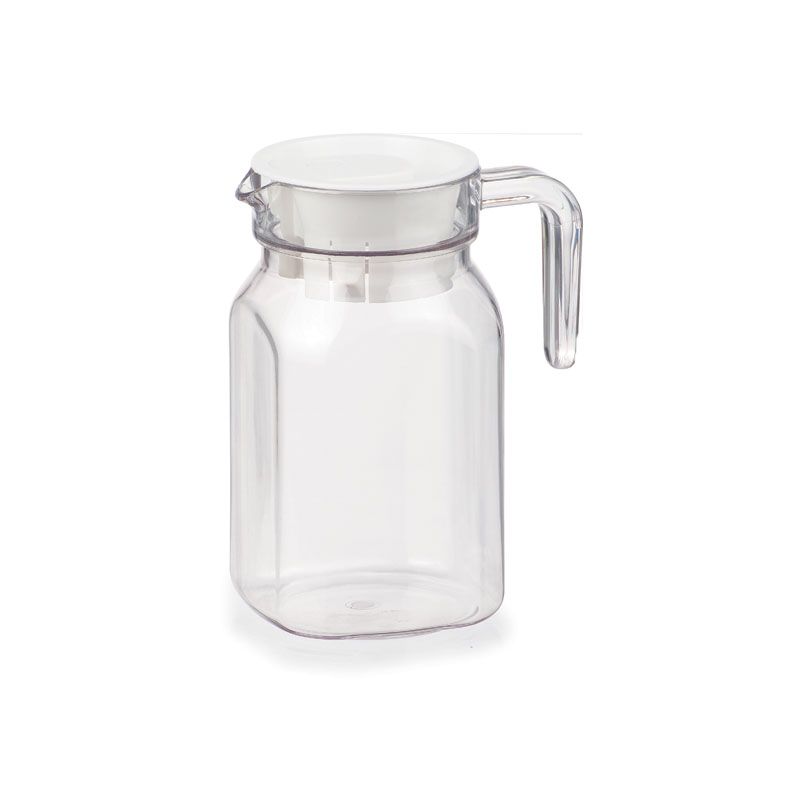 Low MOQ  water Jug with Side Handle Unbreakable Plastic Juice Pitcher Polycarbonate Juice bottle