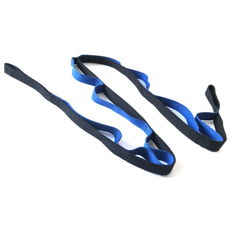 Dリングの綿ベルトは適性の伸張バンド調節可能な注文のヨガの革紐を輪にする 10