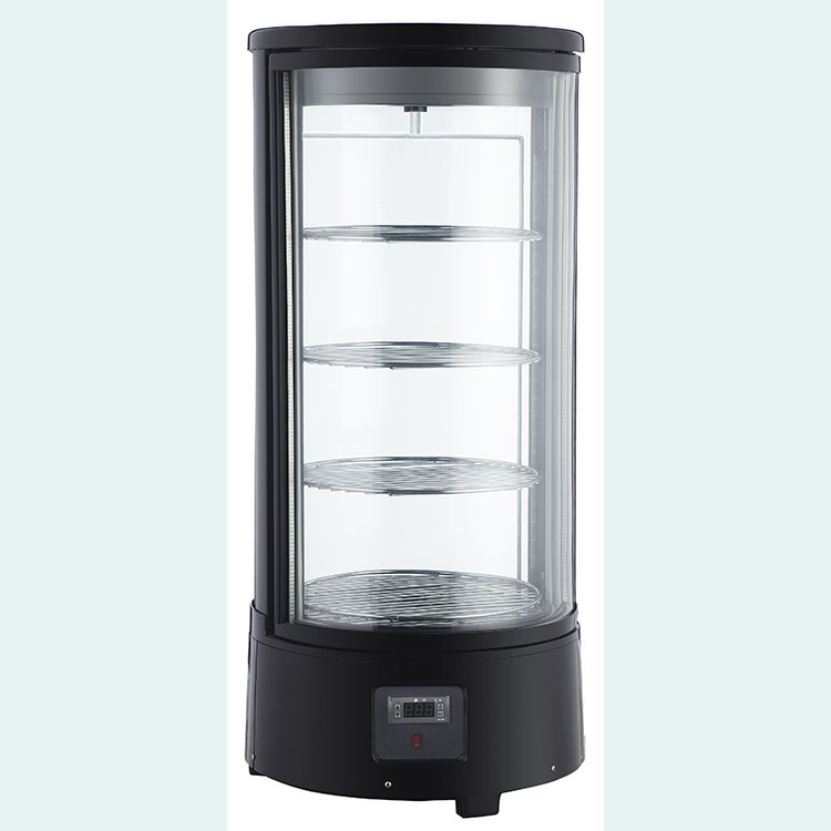 72L rotating cake cabinet refrigerated fresh display cabinet upright showcase