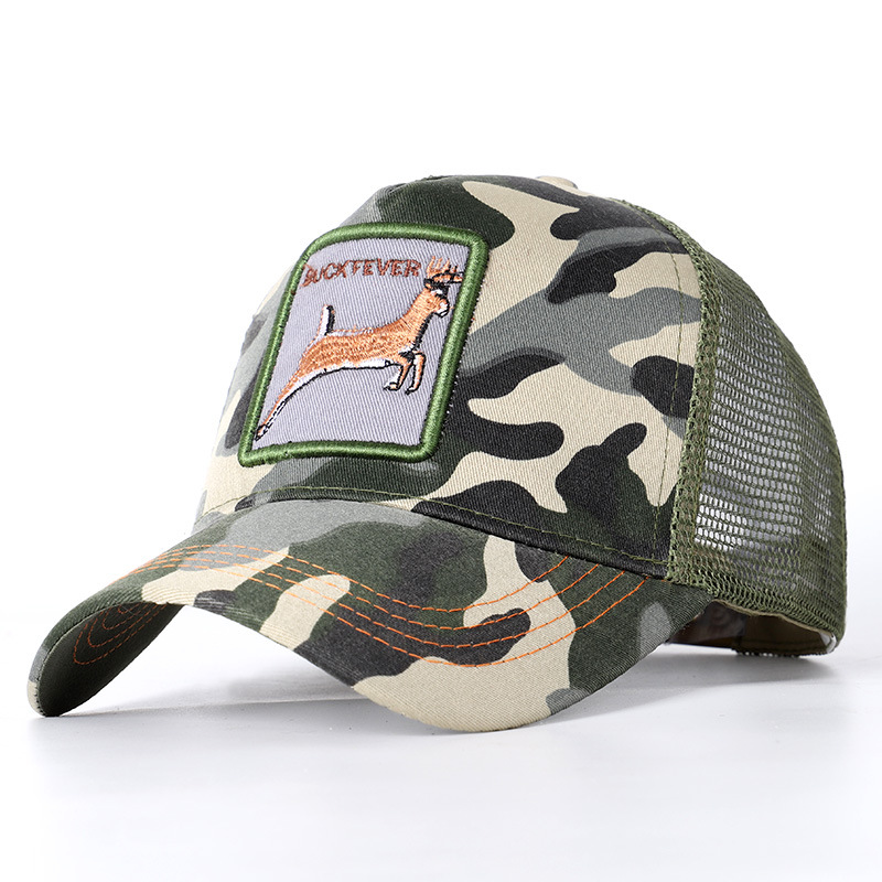 XibeiTrade Casquette militaire militaire en coton /à haut plat r/églable