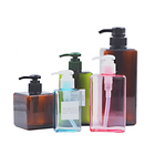 Square plastic lotion bottle hand lotion pump bottle