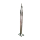Factory direct solar panel using anchor pile ground screw