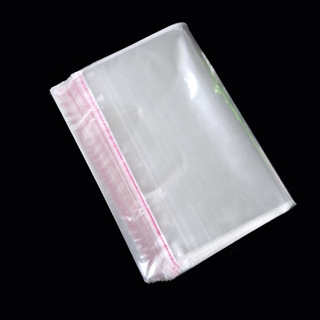 Transparent Cellophane Clear Polybag Opp Plastic Self Adhesive OPP Bopp Bag