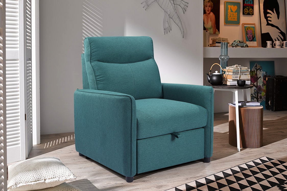 China factory price  Living room sofa chair  Modern recliner chair Single sofa chair