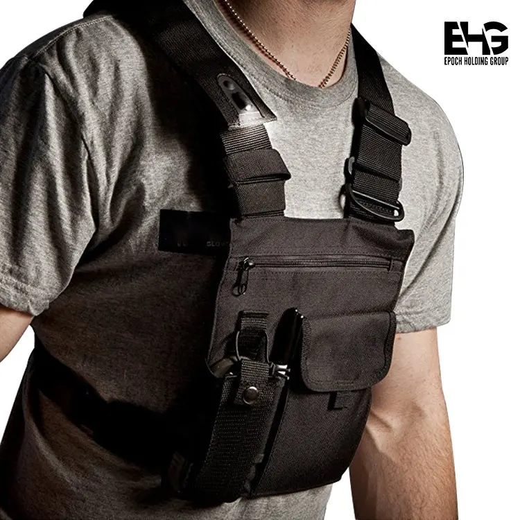 New trend convenient adjustable belt outdoor sports fanny waist pack men tactical chest pack bag