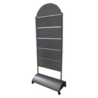 OEM Sheet Metal Custom Lockable Wheels Design Metal Fabrication Stand alone Display Rack