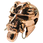 ROSE GOLD RESIN BOB HEAD EYE GLASSES HOLDER AND DISPLAY