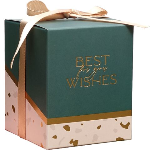 custom candle set gift box luxury square candle packaging boxes