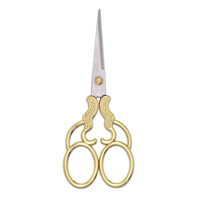 stainless steel small vintage professional dressmaking rose gold embroidery scissors