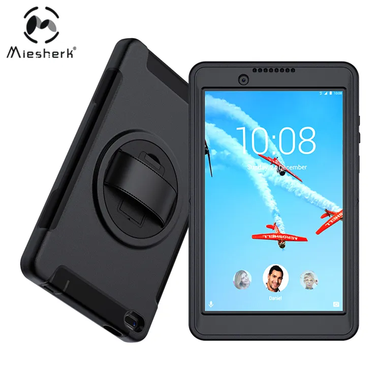 Hot Sale For Lenovo Tab E8 Tablet Cover 360 Rotating Handle Strap Kickstand Shockproof Case