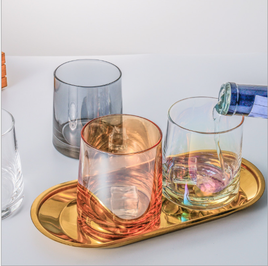 Factory 300ml Electroplating Whiskey Glass Wine Cup