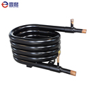 Pure copper tube coaxial heat exchanger use for air-cooled chiller