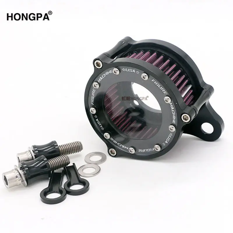 Motorcycle Air Filter Air Cleaner System Bike Engine Kit for Harley Sportster XL 883 XL1200 1992 1993-2016