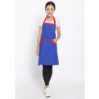 Hot sale cooking printed waterproof cotton for women kitchen pinafore apron