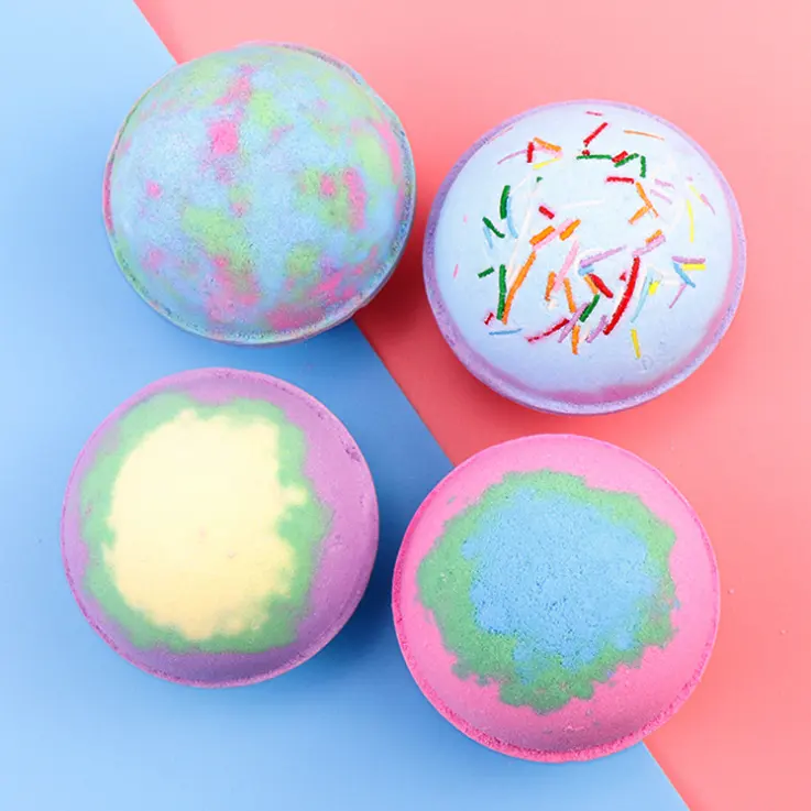Custom Bath Bubble Ball Bomb Organic