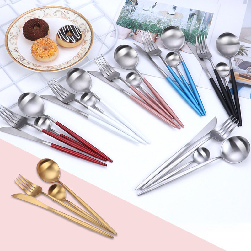 capitol gold plated cutlery flatware set with gift box 18 10 home use restaurant flatware wholesale