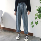 Boyfriend Brand Lady Denim Wholesale Oem High Waist New Model Sexy Stylish Highwaist Import Plu Size Woman Jean