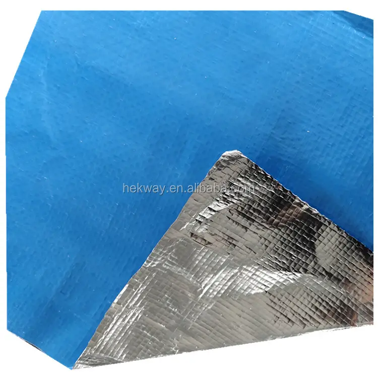 Foil Insulation 100gsm Aluminum Foil Air Double Film Roll Reflection Insulation Film/ Heating Torch/Vapor Permeable Air Barrier