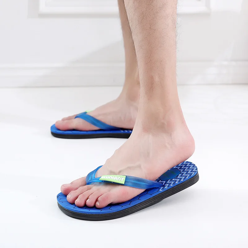 Men Flip Flops Slippers Anti Skid EVA Summer Beach Sandals Clip Casual Flats Shoes