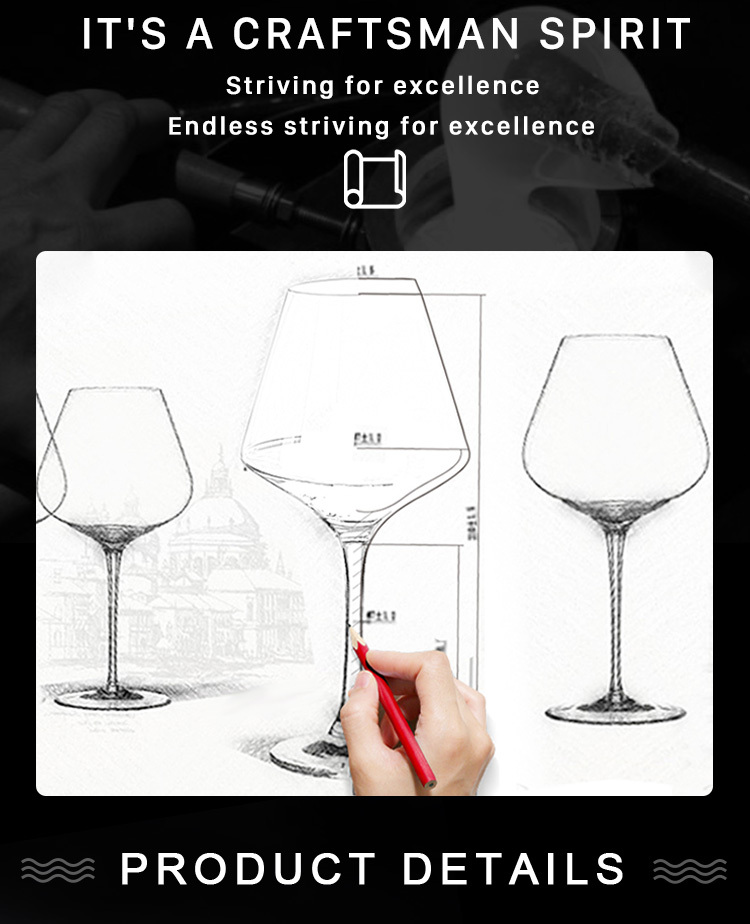 Crystal drinking 540ml goblet wine glass cup disposable