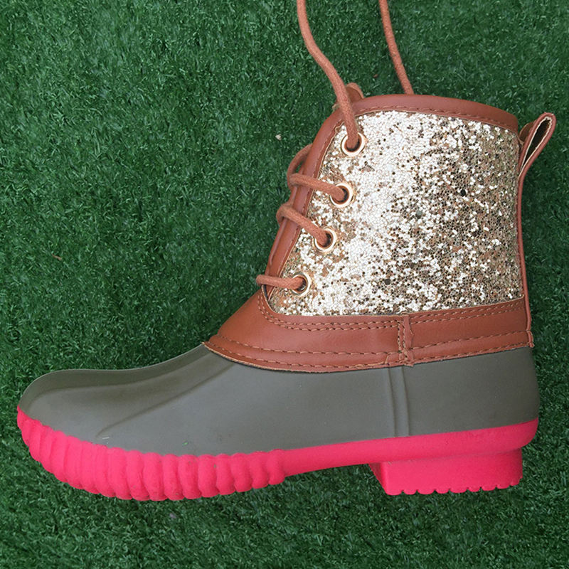 glitter duck boots wholesale