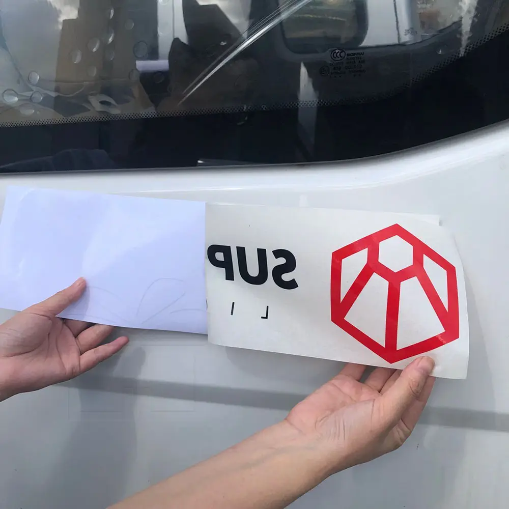 Outdoor Use Multiple Colors Custom Logo Transfer Car Window Vinyl Decal