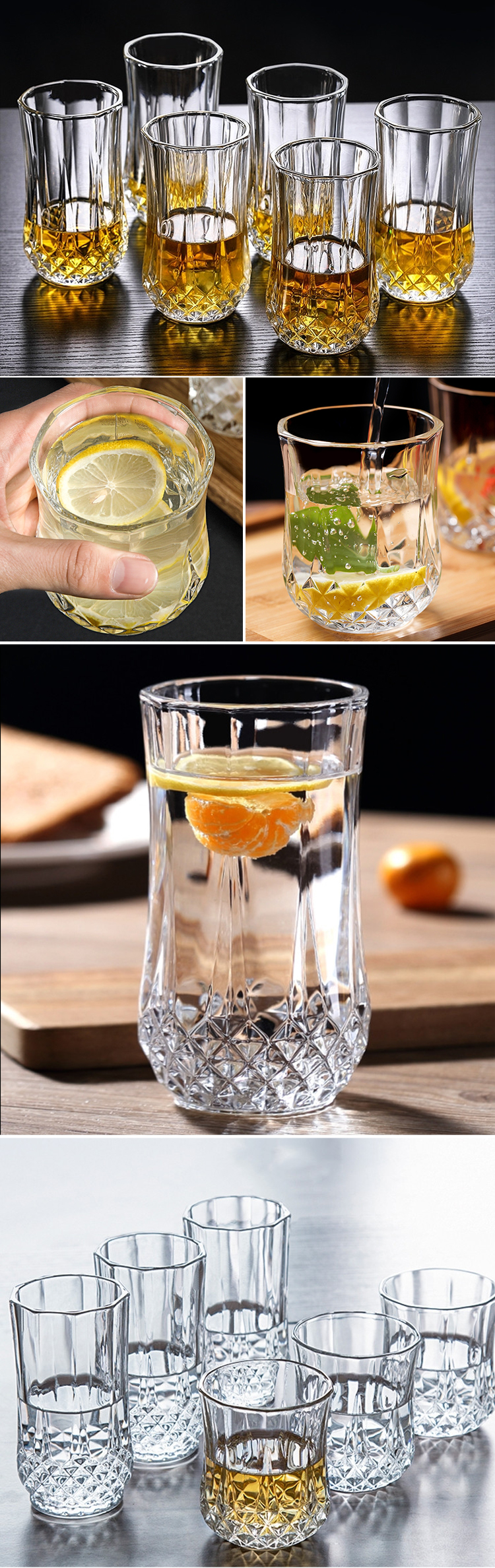 Xuzhou Honghua Factory Manufactured Customized Color Goblet Wine Glass