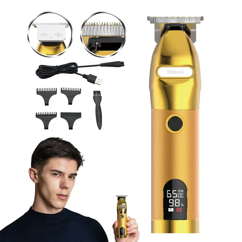 RESUXI A-JM751 Hot Sales on New---New Design Hair Trimmer Pro GOLD FX Hair Cut Machine ProfessionalClippers/Trimmer
