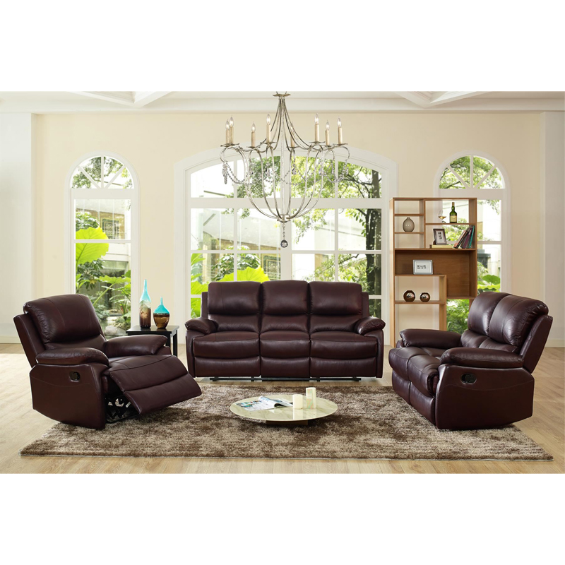 Living room  Recliner sofa leather reclining sofa