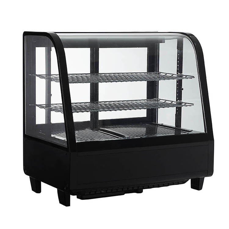 RTW-100L Bakery Shop Small Front Curved Countertop Cake Bread Display Cabinet