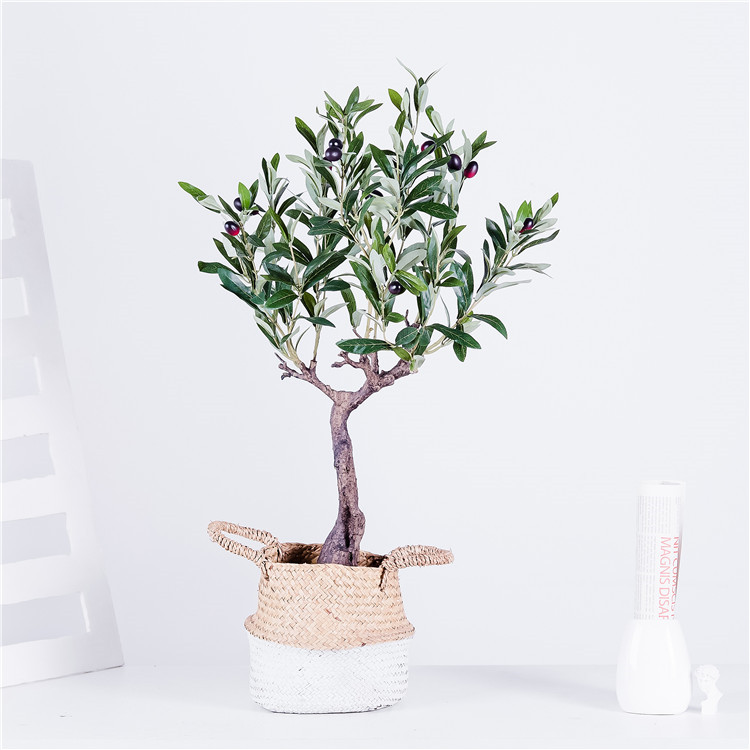 Newest plastic  green plant real touch artificial olive tree home/garden decoration