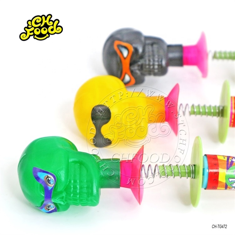 New Skull Spring Bounce Toys Candy Jumping Toy Halloween