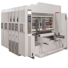 Automatic double color carton box carton printing slotting die cutting machine