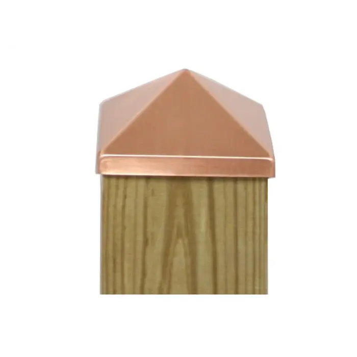 4x4 fence copper post cap