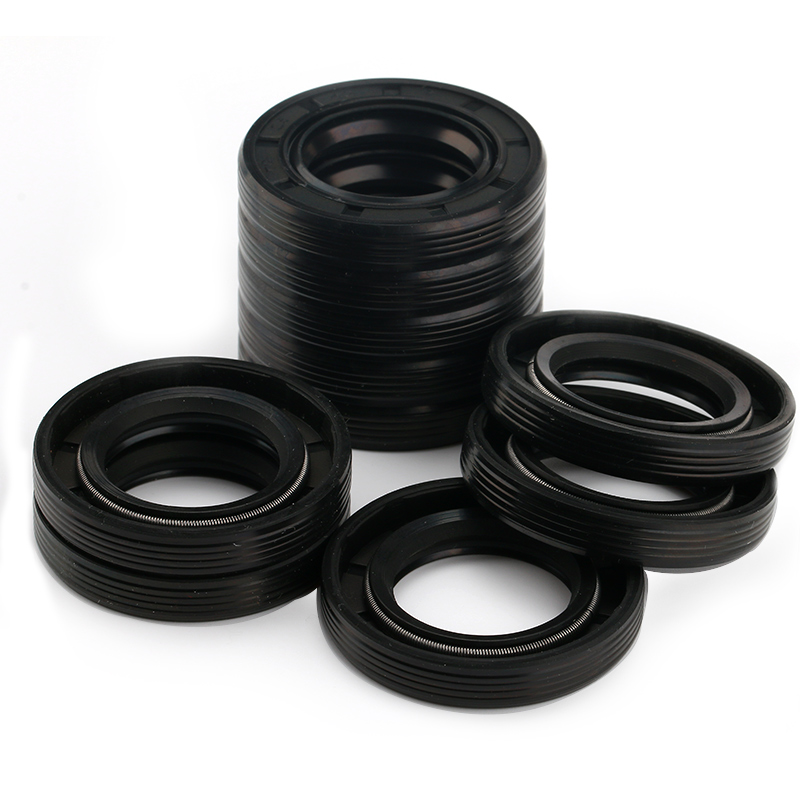 single double lips brown FKM black NBR with spring Rubber skeleton oil seals TC 8X24X7 15*30*10 16X24X4 20X35X5 21X35X7 22x28x4
