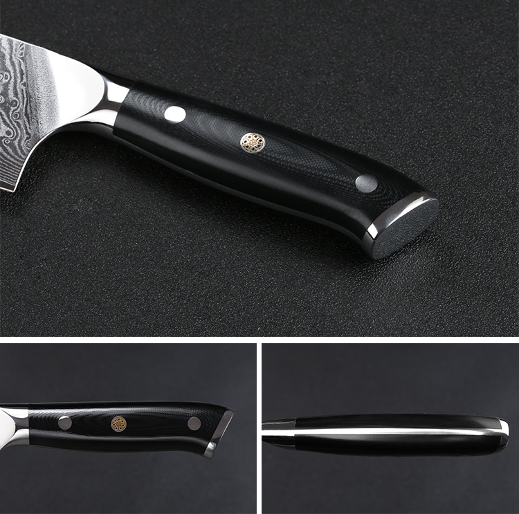 Factory Direct Sales Professional 8 Inch Damascus Chef Knife with G10 Handle