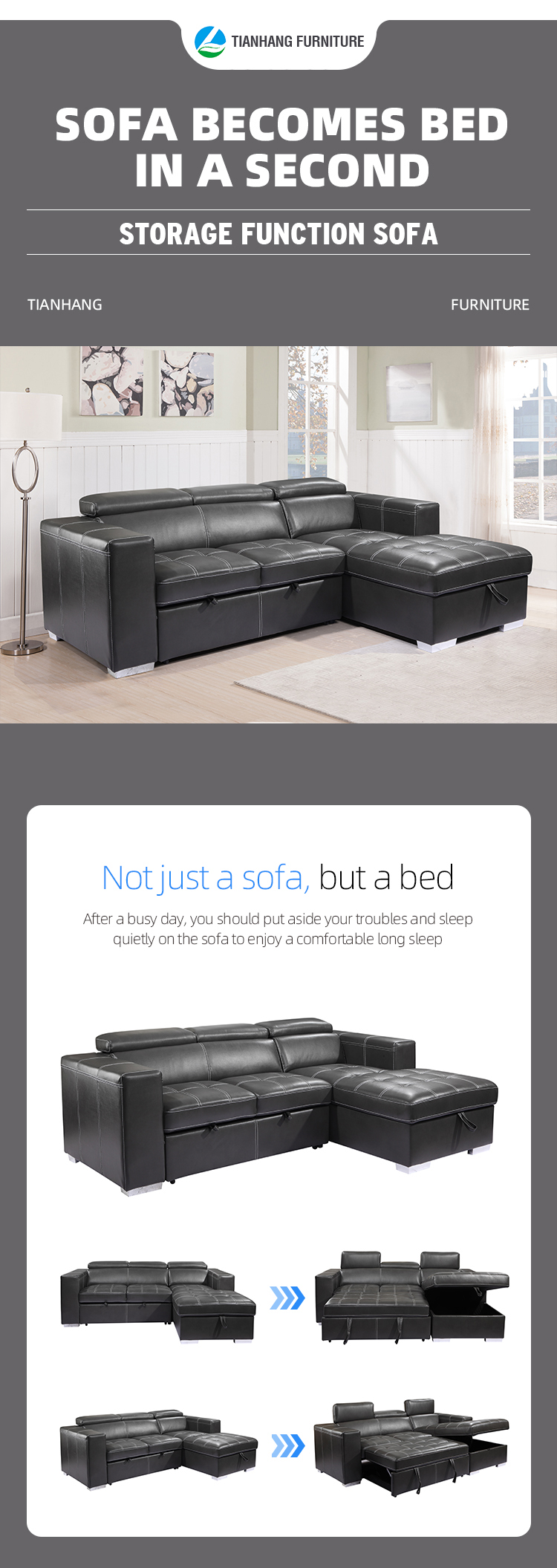 Hot sale Cheap sectionals sofa bed Leather couch Living room sofa L shaped sofa furniture