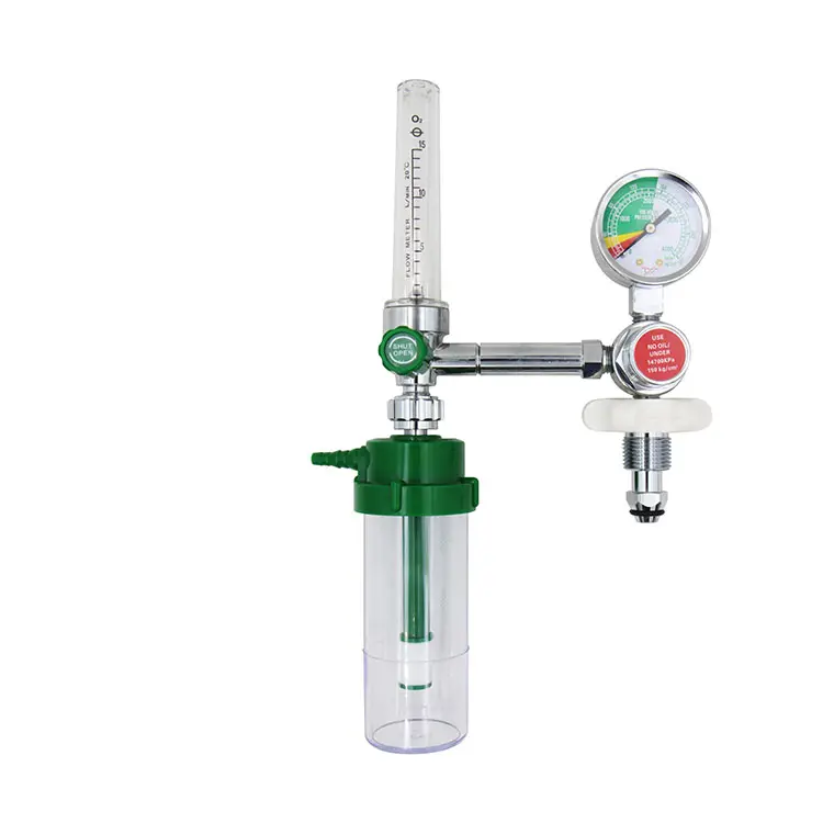 Portable Cylinder Flowmeter Oxygen Humidifier Oxygen Regulator Adaptor Puritian Bennett Connection Oxygen