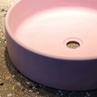 Modern Rectangle Above Concrete Bathroom Vessel Vanity Sink Art Basin