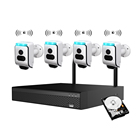 FREECAM 4Pcs 1080P 2.0MP Surveillance IP Security Camera System with Night Vision Motion Detection WiFi NVR Kits
