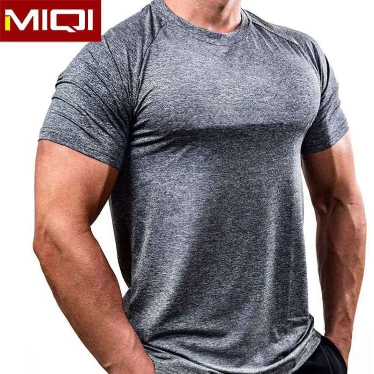 Оптовая продажа, мужская спортивная компрессионная футболка высокого качества для фитнеса