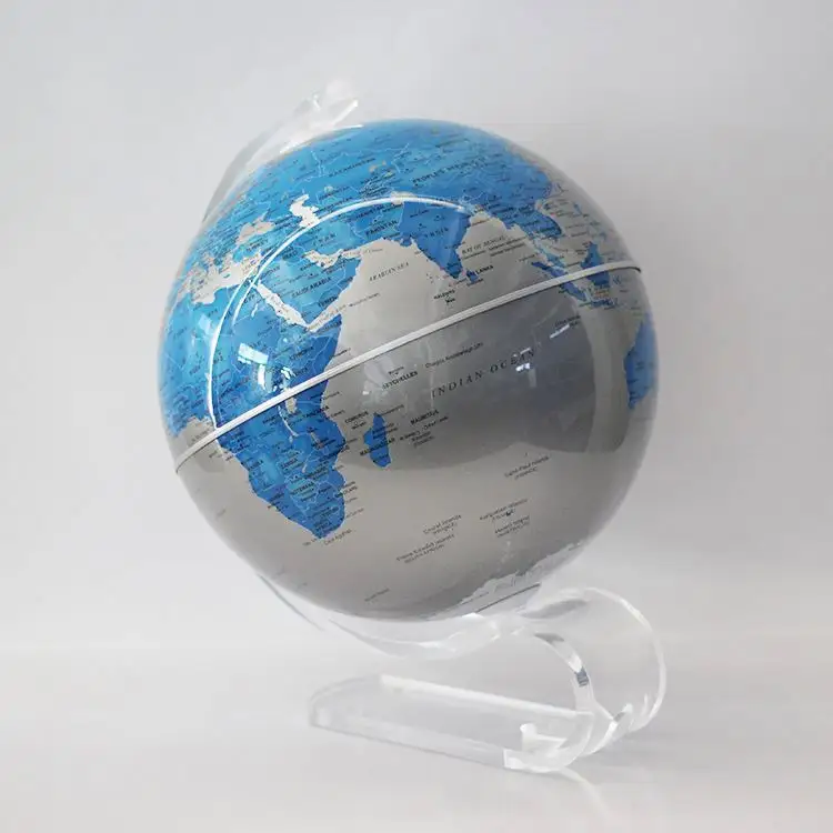 High Quality Premium Gift Blue World Plastic Globe For Children