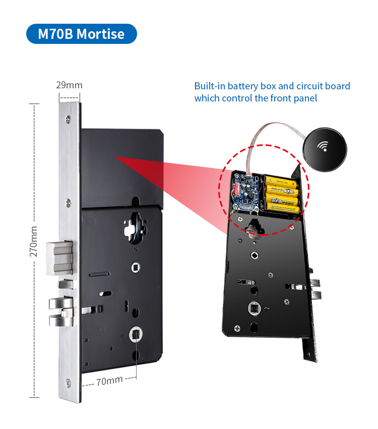 High Quality Hotel Room System Electronic Door Lock Hotel with Rfid Card